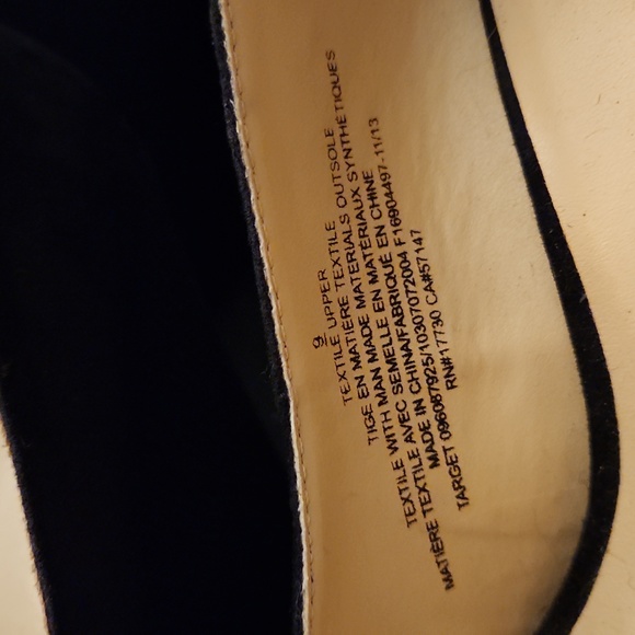 Mossimo by Target wedge black shoes, size 9, worn only 2 times. - Picture 5 of 5